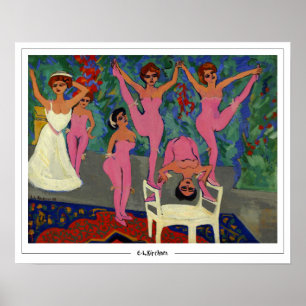 Ernst Ludwig Kirchner Zedign Kunstposter #549-2 Poster