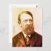Ernst Mach Postkarte (Vorne/Hinten)