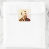 Ernst Mach Quadratischer Aufkleber (Tasche)