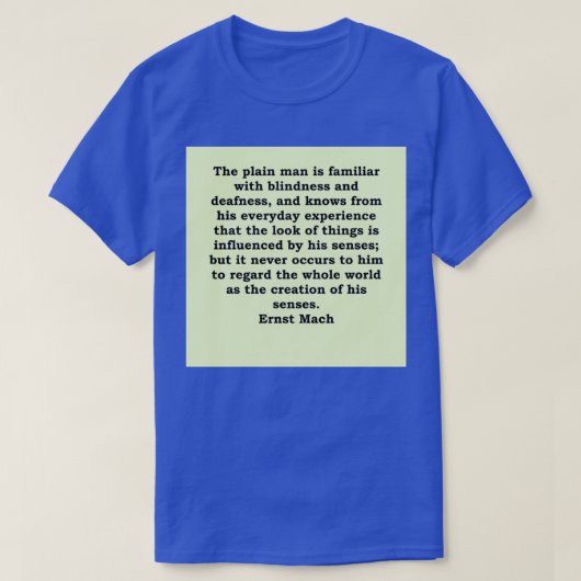 Ernst Mach T-Shirt (Design vorne)