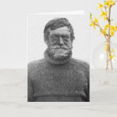 Ernst Shackleton in der antarktischen Karte mit (Gelbe Blume)