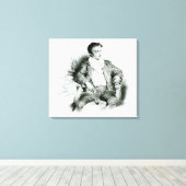 Ernst Theodor Amadeus Hoffmann Leinwanddruck (Insitu (Holzboden))
