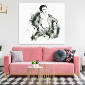 Ernst Theodor Amadeus Hoffmann Leinwanddruck (Insitu (Wohnzimmer))