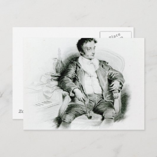 Ernst Theodor Amadeus Hoffmann Postkarte (Vorne/Hinten)