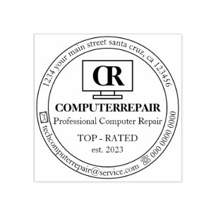 Ernste einfache mechanische Technik PC-Computer-Re Gummistempel