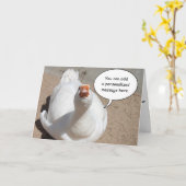 Ernste Gans-Gruß-Karte Karte (Gelbe Blume)