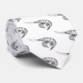 Ernste Garnele Krawatte (Gerollt)