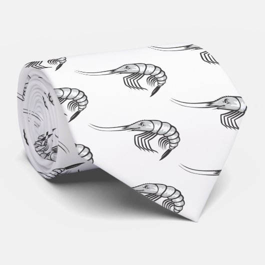 Ernste Garnele Krawatte (Gerollt)