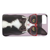 Ernste Katze Case-Mate iPhone Hülle (Rückseite (Horizontal))