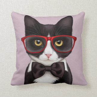 Ernste Katze Kissen