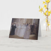 Ernste Kommunion Karte (Gelbe Blume)