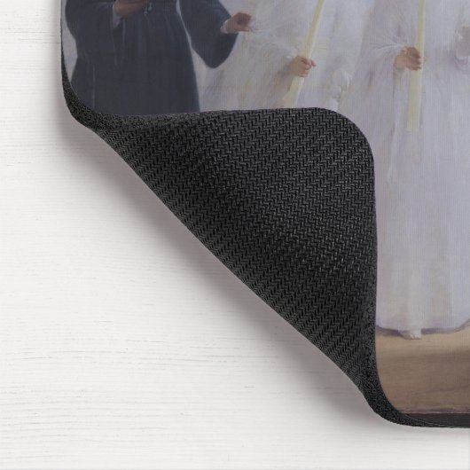 Ernste Kommunion Mousepad (Ecke)