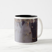 Ernste Kommunion Zweifarbige Tasse (VorderseiteRechts)