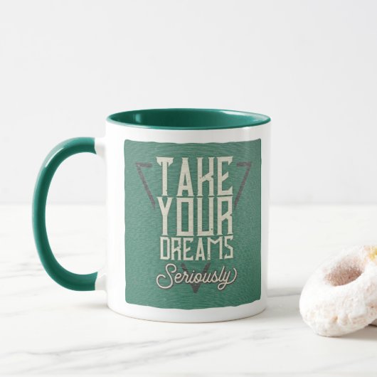 Ernste Träume Tasse (Mit Donut)