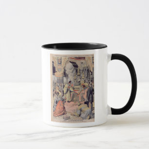 Ernste Verbrennung von König Norodom I Tasse