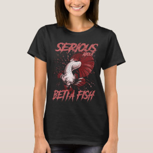 Ernster Betta-Fisch-Tropenfisch-Halter T-Shirt