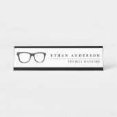 Ernster lustiger kundengebundener Name der Schreibtischnamensplakette (Vorderseite )