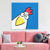 ERNSTES HUHN durch Sandra Boynton Leinwanddruck (Insitu (Wohnzimmer))