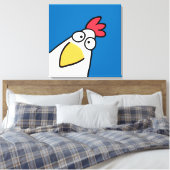 ERNSTES HUHN durch Sandra Boynton Leinwanddruck (Insitu (Schlafzimmer))