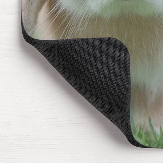 ernstes sonniges Foto Mousepad (Ecke)