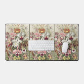 ErnstHaeckel Vintage Botanical Orchid Illustration Schreibtischunterlage (Tastatur & Maus)