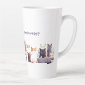 Ernsthaft? Bleib hydriert, bleib urteilsfähig  Milchtasse (Rechts)