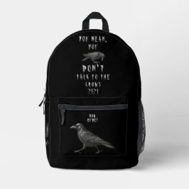 Ernsthaft?!?! Du meinst, du redest nicht mit den K Bedruckter Rucksack
