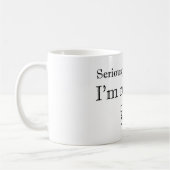 Ernsthaft gehen Sie weg: Ich lese! Kaffeetasse (Links)