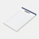 "Ernsthaft?" Gezeichneter weißer Kanzleibogenblock Post-it Klebezettel (angewinkelt)