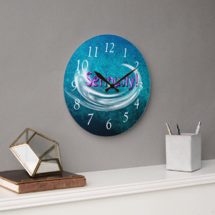 ernsthaft große wanduhr