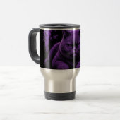 Ernsthaft Katze Reisebecher (Vorderseite Links)
