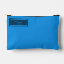 Ernsthaft Klassisch Minimal Einfach Blau Zubehörtasche