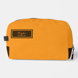 Ernsthaft Klassisch Minimal Einfach Orange Waschbeutel