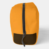 Ernsthaft Klassisch Minimal Einfach Orange Waschbeutel (Rechts)