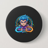 Ernsthaft Lustig Gaming Button (Vorderseite)