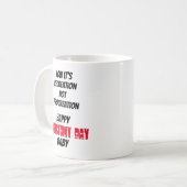 Ernsthaft lustige jetzt Erholungs-nicht Zeugung Kaffeetasse (Vorderseite Links)