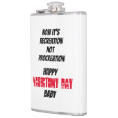 Ernsthaft lustige Vasectomy-nicht Zeugung Flachmann (Links)