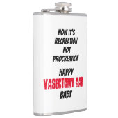 Ernsthaft lustige Vasectomy-nicht Zeugung Flachmann (Rechts)