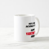 Ernsthaft lustiges Vasectomy-Care-Paket-Geschenk Kaffeetasse (VorderseiteRechts)