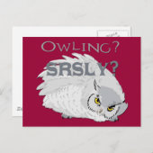 Ernsthaft Postkarte (Vorne/Hinten)