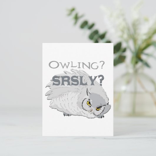 Ernsthaft Postkarte (Stehend Vorderseite)