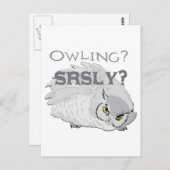 Ernsthaft Postkarte (Vorne/Hinten)