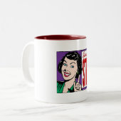 Ernsthaft STFU, Frauen Zweifarbige Tasse (Vorderseite Links)