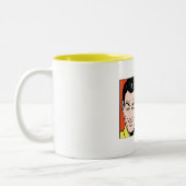 Ernsthaft STFU, Mann Zweifarbige Tasse (Links)