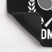 Ernsthaft über Badminton Funny Badminton Player Mousepad (Ecke)