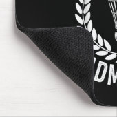 Ernsthaft über Badminton Funny Badminton Player Mousepad (Ecke)