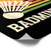 Ernsthaft über Badminton Poster (Ecke)