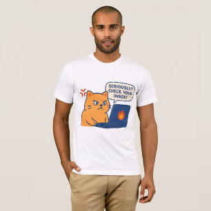 Ernsthaft? Überprüfe Deinen Posteingang – Wütendes T-Shirt