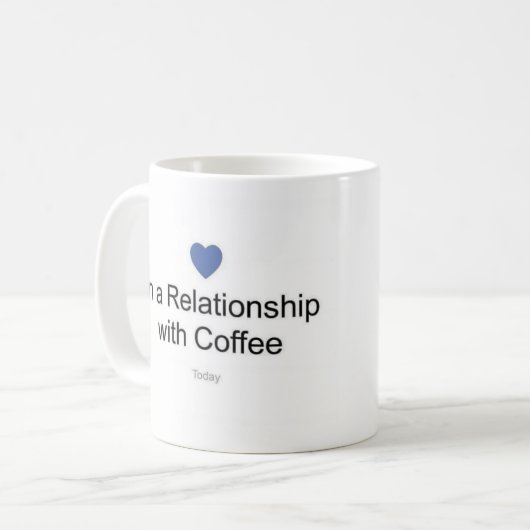 Ernsthafte Beziehung Kaffeetasse (Vorderseite Links)