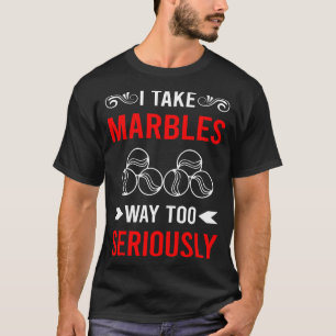 Ernsthafte Marmor Murmeln T-Shirt
